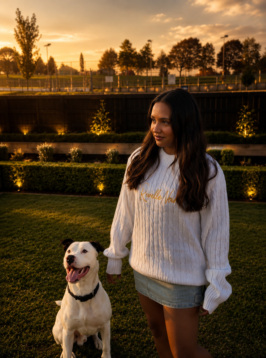 Ravelle Noir Signature Knit Sweater - Image 7