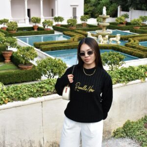 Ravelle Noir Signature Knit Sweater