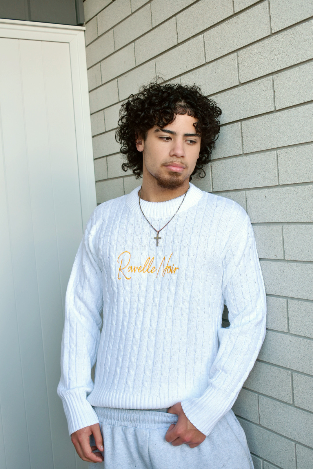 Ravelle Noir Signature Knit Sweater - Image 3