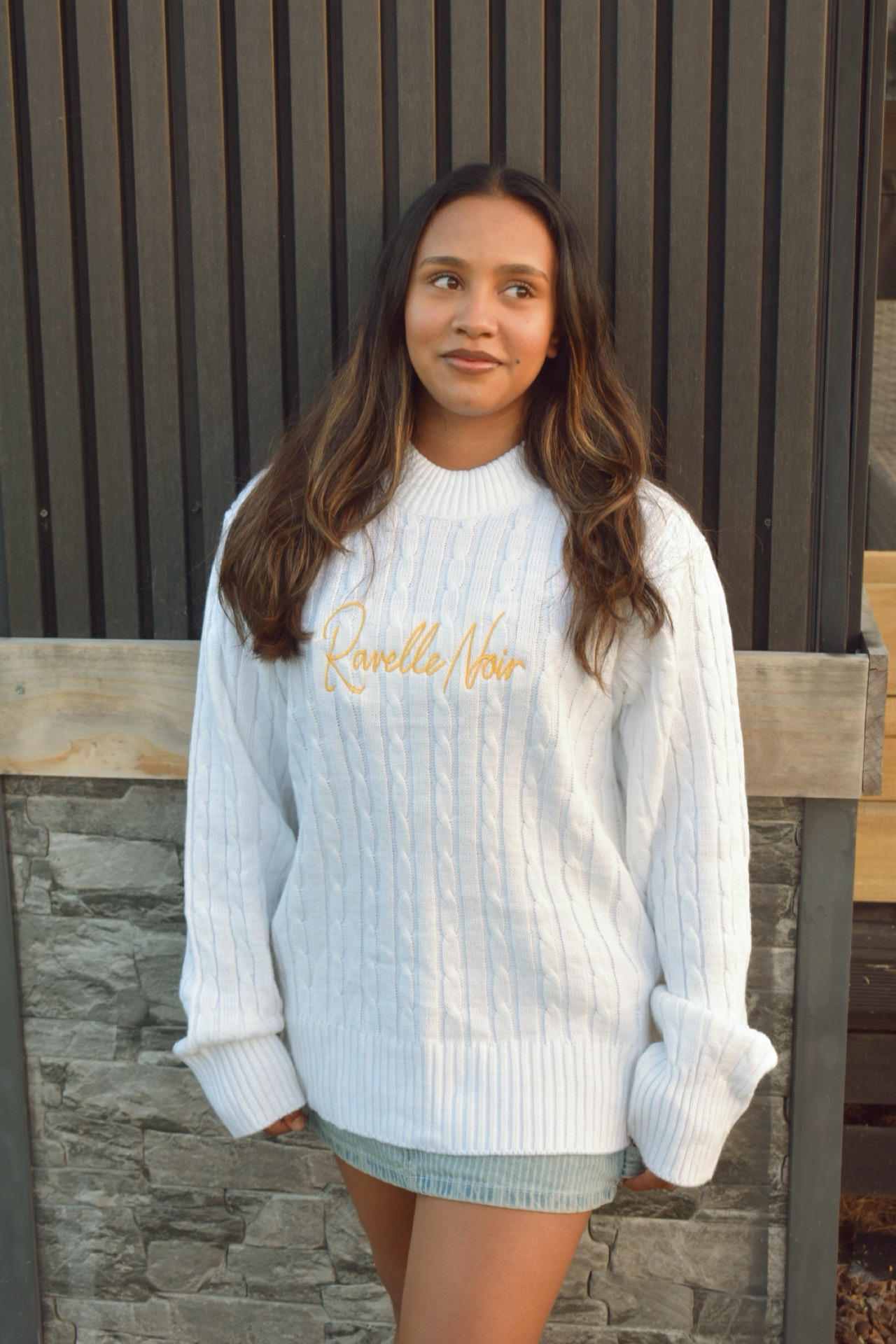 Ravelle Noir Signature Knit Sweater - Image 6