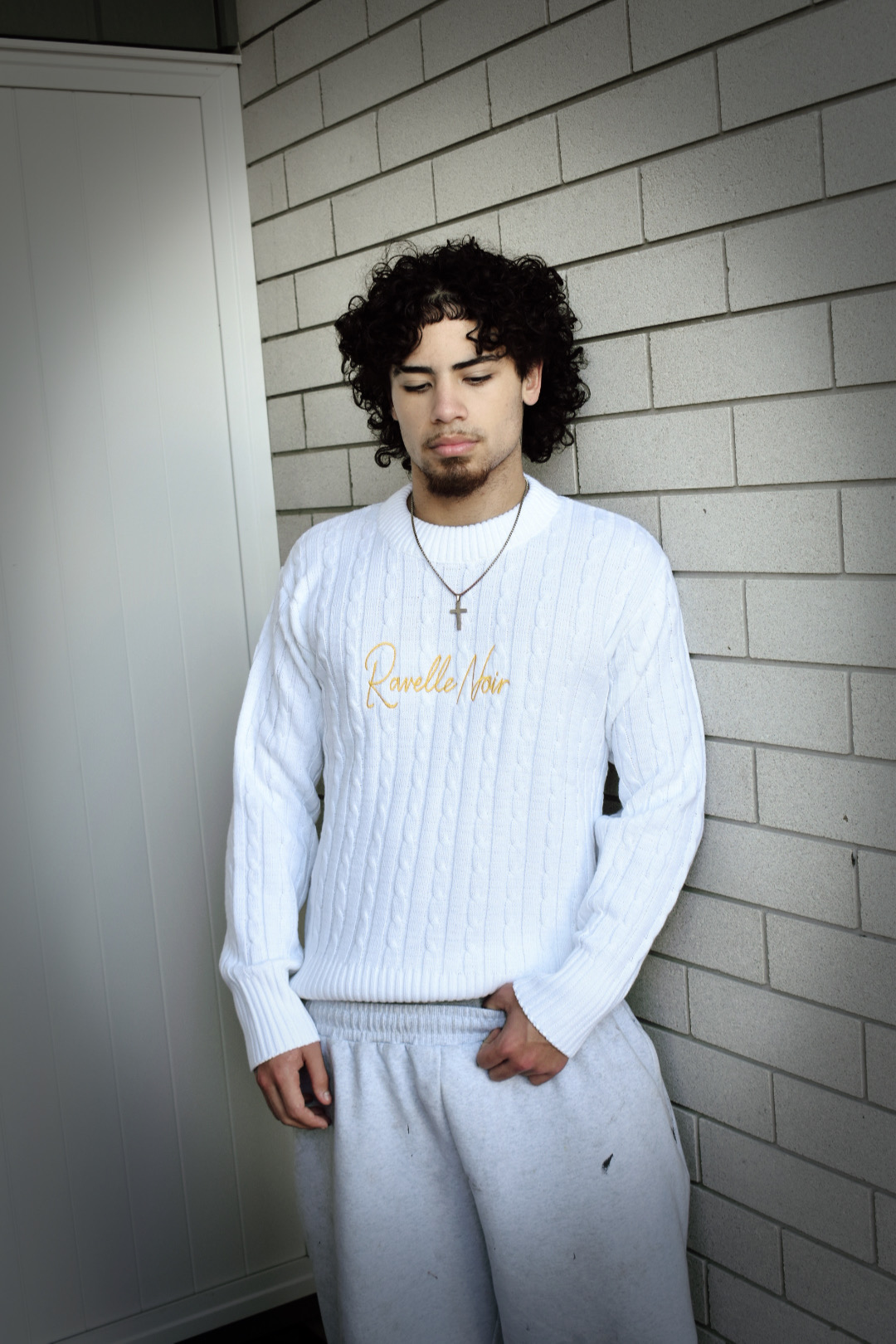 Ravelle Noir Signature Knit Sweater - Image 2