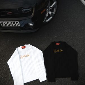 Ravelle Noir Signature Knit Sweater